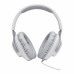 JBL QUANTUM 100 Wired over-ear GAMING headset with a detachable mic White