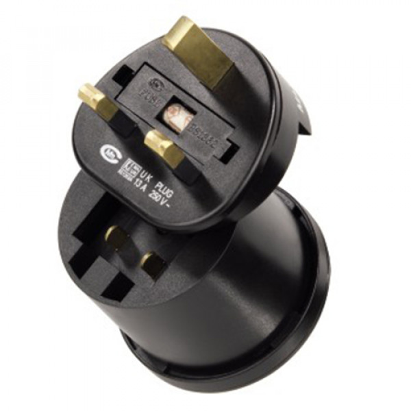 Hama 00047762 Globetrotter Travel Adapter Plug Set + 3 plugs for the USA