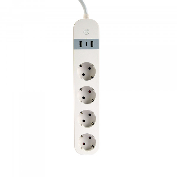 Gembird Smart Surge protector with USB charger