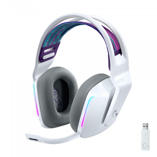 Logitech G733 Wireless Gaming Headset RGB White
