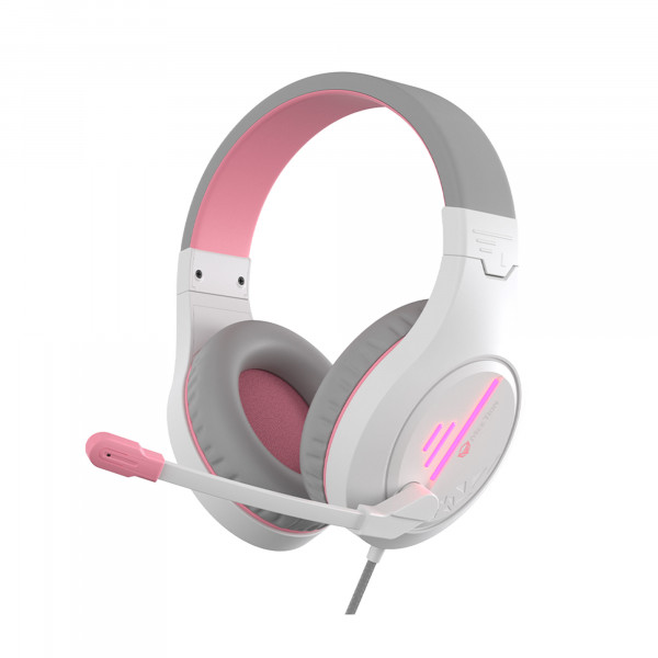 Meetion HP021 GAMING Headset White & Pink