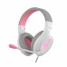 Meetion HP021 GAMING Headset White & Pink