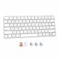 Meetion K230 Wireless Keyboard White