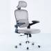 Office chair ELEGANCE (GRAY & BLACK) with headrest  and with Lumbar 