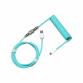 Cooler Master Coiled Cable 1 Double-Sleeved Cyan