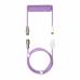 Cooler Master Coiled Cable Dream Purple with Detachable Metal Aviator Connector