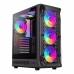 GameMax Computer Case Starlight 2 Black Premium Mid Tower ATX PC Case