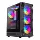 GameMax Computer Case Starlight 2 Black Premium Mid Tower ATX PC Case