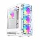 GameMax Computer Case Starlight 2 White Premium Mid Tower ATX PC Case