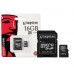 Kingston 16GB microSDHC Canvas Select 80R CL10 UHS-I Card + SD Adapter