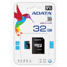 A-Data 32GB microSDHC Class 10 with adapter