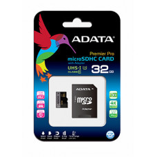 A-Data 32GB microSDHC Class 10 with adapter UHS-I U3