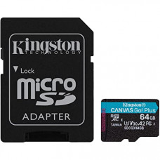 Kingston 64GB microSDXC Canvas Go Plus 170MB/s Read UHS-I