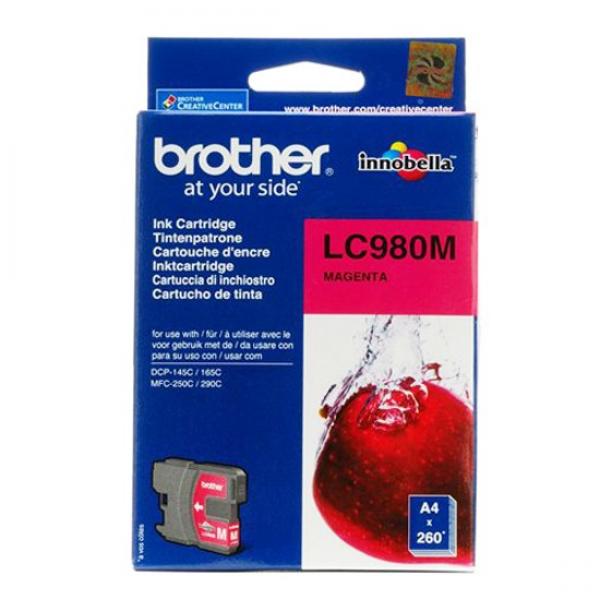 Brother Cartrige LC980M Magenta (crven - do 260 str.) for DCP-145C / 165C / 195C / 365CN / 375CW