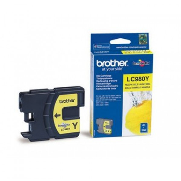 Brother Cartrige LC980Y Yellow (zolt - do 260 str.) for DCP-145C / 165C / 195C / 365CN / 375CW