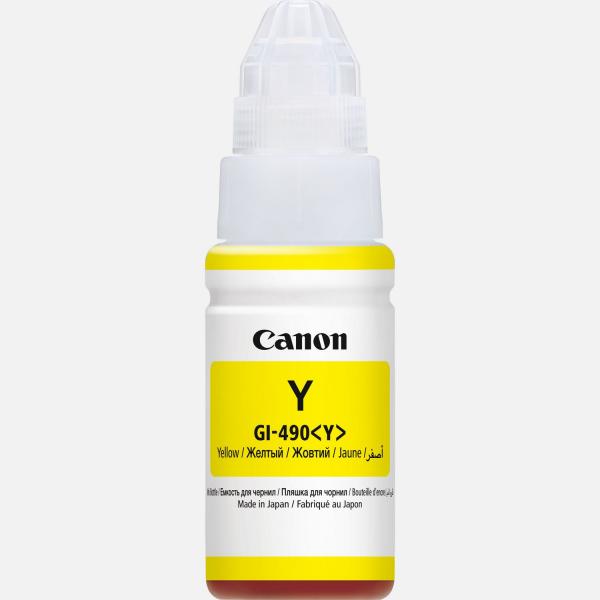 INK CANON GI490 Yellow - for G1411  /  G2411  /  G3411  /  G3410 series