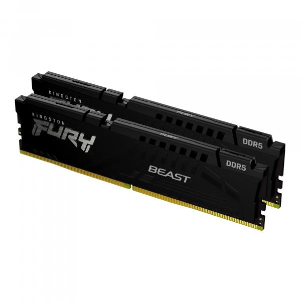 Kingston 16GB 5200MHz DDR5 CL40 DIMM (Kit of 2) FURY Beast Black