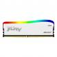 Kingston 8GB 3200MHz DDR4 CL16 DIMM  Fury Beast RGB White