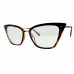 Two Circles Leopard Brown Color - Blue Light and UV Protective Glasses