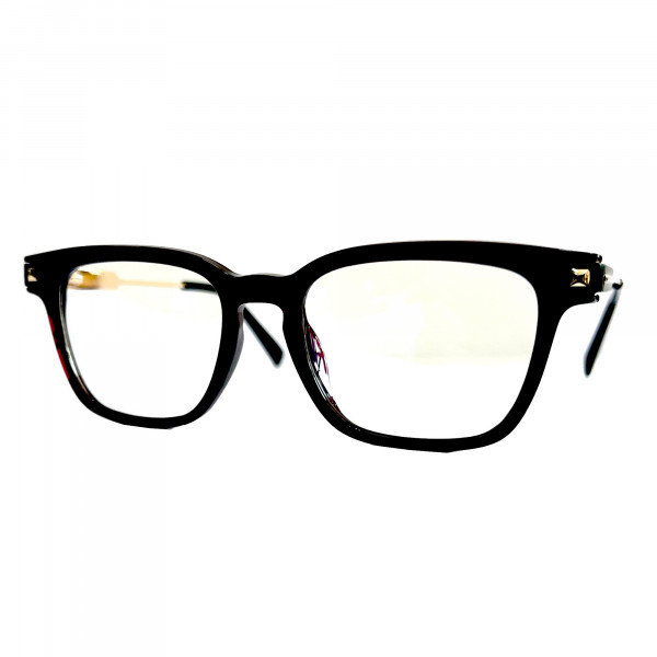 Two Circles Modern Red / Brown Color - Blue Light and UV Protective Glasses