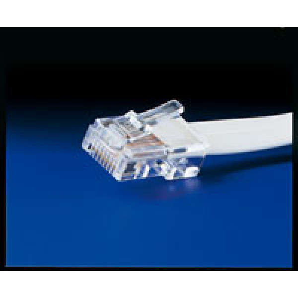 11.04.1506-10 Teleph.Cable 1:1 w.RJ45 connektor