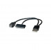 11.02.8302-10 ROLINE USB Type A to GALAXY Tablet + Micro B charging cable 0.15m