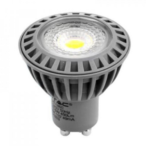 VT-1860 LED Spot Светилка - 6W 110° GU10 СОВ Plastic