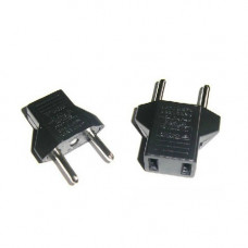 DY-56 US to EU plug adapter color: black