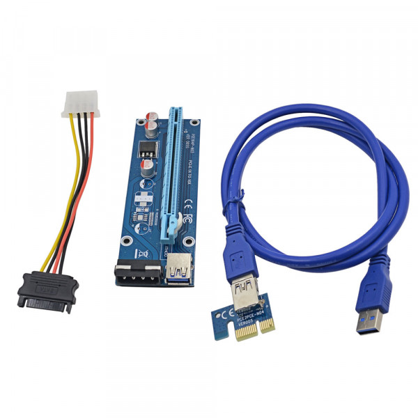 Convertor PCI-E card 1x to 16x SATA
