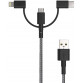 PQI i-Cable USB 2.0 Type A To Type C/Lightning/Micro (R7 Mobility