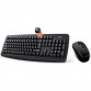 Genius Smart KM-8100  Wireless black combo (Keyboard Slimstar + Mouse optical 1000dpi black)