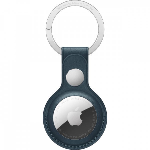 Apple AirTag Leather Key Ring - Baltic Blue mhj23zm / a