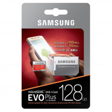SAMSUNG 128GB EVO MicroSD+ Adater