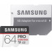 SAMSUNG 64GB PRO Endurance MicroSD+ Adater