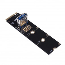 Power Box NGFF M.2 to PCI-E Card with USB3.0 port