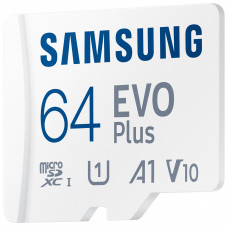 SAMSUNG 64GB EVO MicroSD+ Adater
