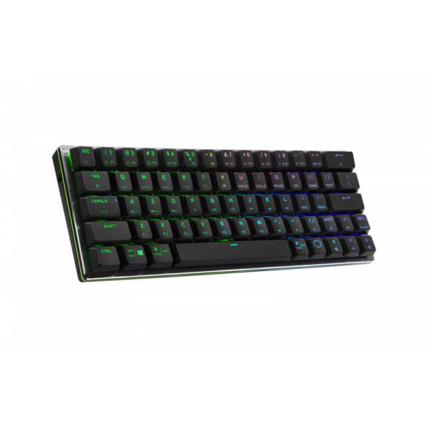 CoolerMaster SK620 Space Grey classic mechanical keyboard with red low profile switches