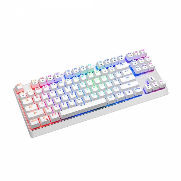 Modecom Mechanical Keyboard Volcano Lanparty RGB (OUTEMU Blue Switch) US Layout