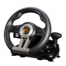PXN V3III PC Steering Wheel 180 Degree Universal USB Car Racing Game Racing Wheel with Pedals for PS