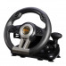 PXN-V3 Pro PC Steering Wheel 180 Degree Universal USB Car Racing Game Racing Wheel with Pedals for P