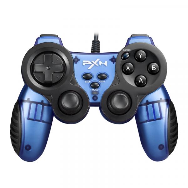 PXN-2901 USB Wired Game Controller Joystick - Blue
