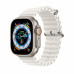Apple Watch Ultra Cellular 49mm Titanium Case with White Ocean Band