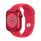 Apple Watch S8 GPS 41mm  (PRODUCT)RED Aluminium Case with (PRODUCT)RED Sport Band - Regular