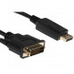 Power Box Displayport to DVI Male to Male PVC cable 1.8m
