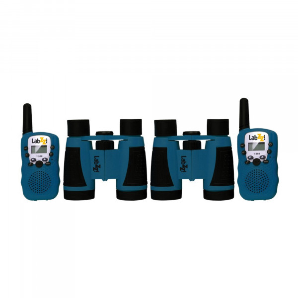Levenhuk LabZZ WTT10 Blue Walkie Talkie and Binoculars Set