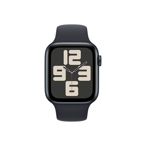 Apple Watch SE2 v2 GPS 40mm Midnight Alu Case w Midnight Sport Band - M / L