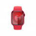 Apple Watch S9 GPS 41mm RED Alu Case w RED Sport Band - S / M