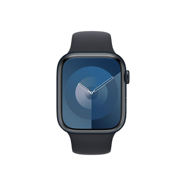 Apple Watch S9 GPS 41mm Midnight Alu Case w Midnight Sport Band - S / M