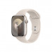 Apple Watch S9 GPS 45mm Starlight Alu Case w Starlight Sport Band - S / M
