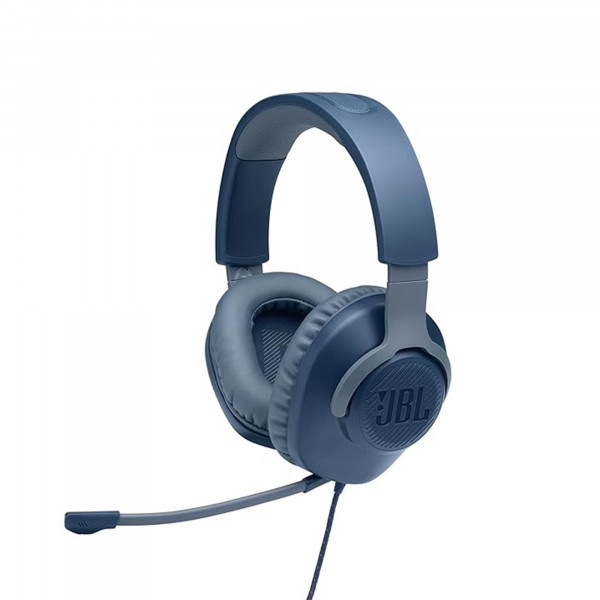 JBL QUANTUM 100 Wired over-ear GAMING headset with a detachable mic Blue